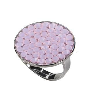 Prsten s krystaly Crystals from Swarovski® ROSE WATER OPAL