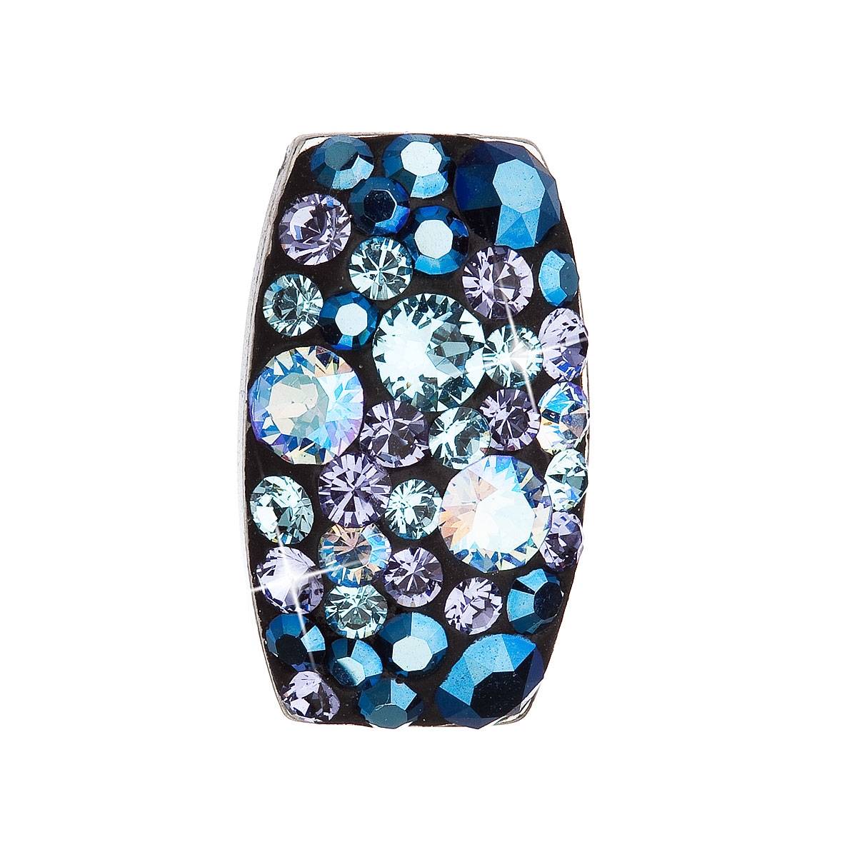 Strieborný prívesok s kryštálom Crystals from Swarovski ®, Blue Style