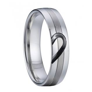 AN1029 Pánský snubní ocelový prsten