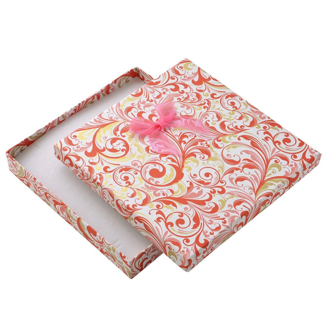 Veľká darčeková krabička na súpravu s ružovou mašľou