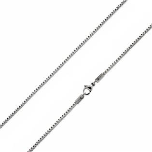 Ocelový řetízek čtvercový, tl. 1 mm OPE1007-010