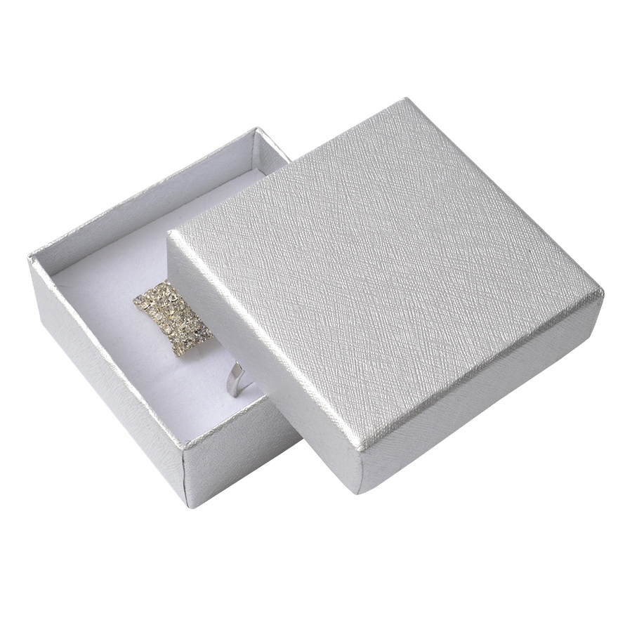 Šperky4U Krabička na soupravu šperků - stříbrná - KR0157-ST