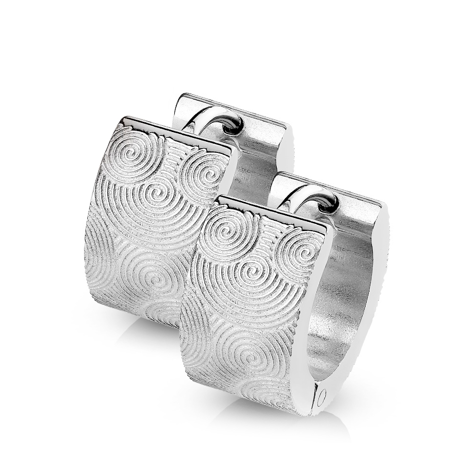 Šperky4U Ocelové náušnice - kroužky - OPN1258-ST