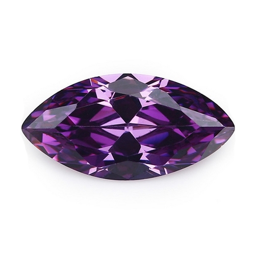 Šperky4U CZ Kubický zirkon - Purple 1,5 x 3 mm - CZM300-009