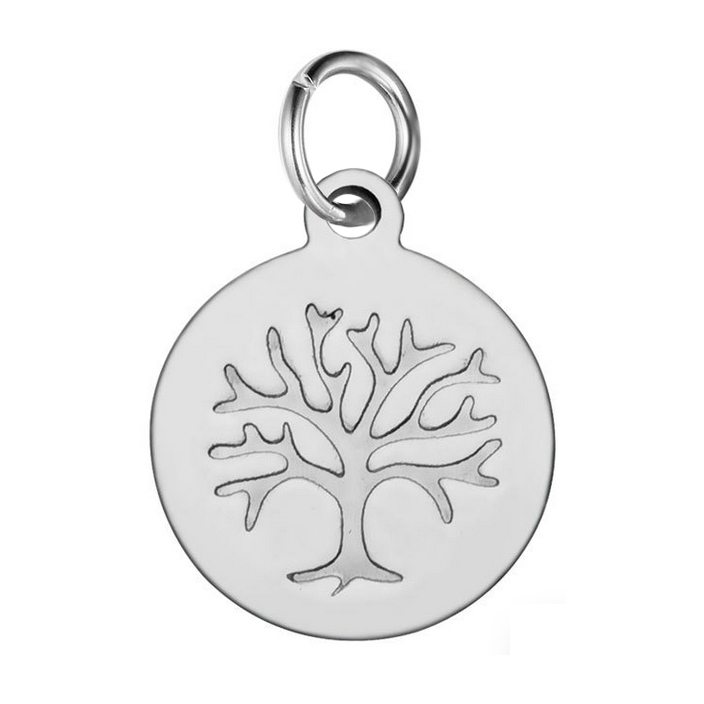 Šperky4U Malý ocelový přívěšek strom života - OPP1642