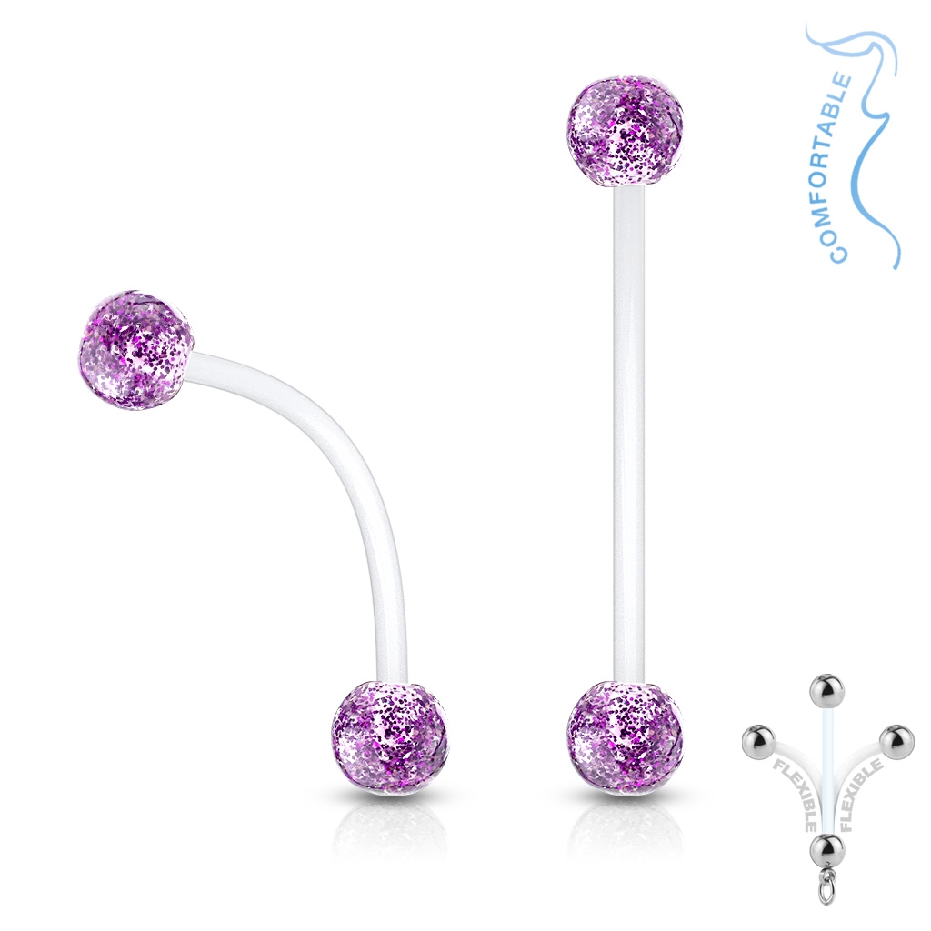 Šperky4U Pružný těhotenský piercing do pupíku - WP0021-A