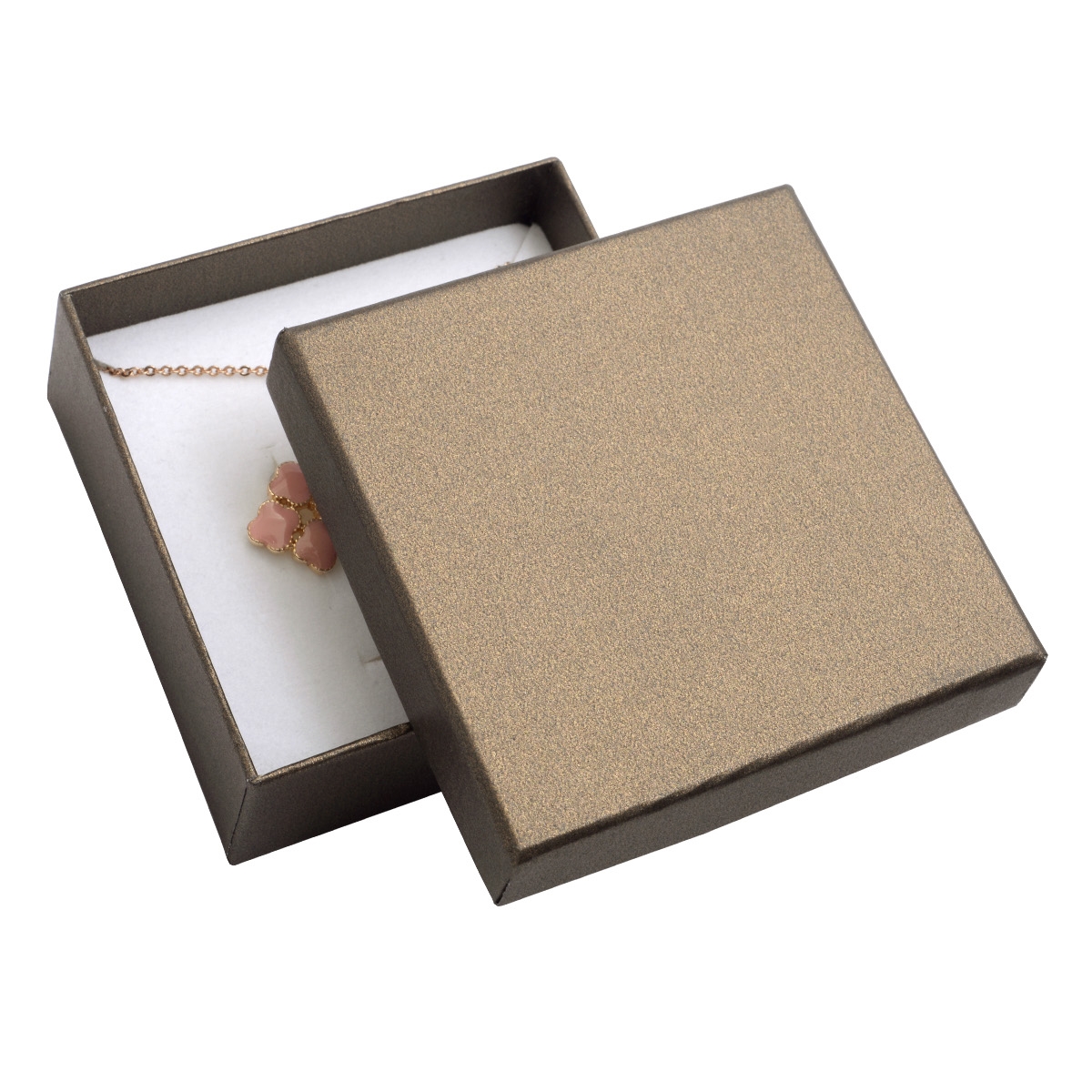 Darčeková krabička na súpravu šperkov - hnedá