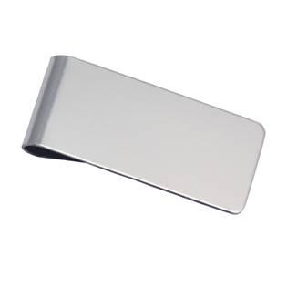 Spona na peníze z chirurgické oceli 25x55mm - lesklá