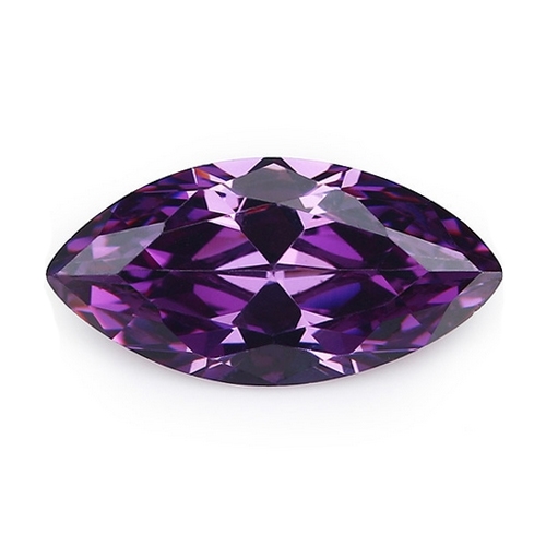 Šperky4U CZ Kubický zirkon - Purple 2 x 4 mm - CZM400-009