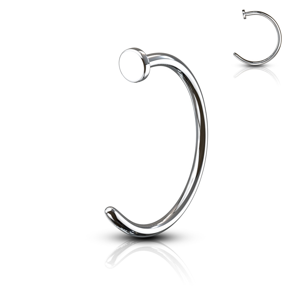 Šperky4U Piercing do nosu kruh - N01074-1010