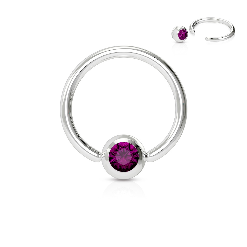 Šperky4U Piercing - kruh 1,2 x 10 mm - K01023-1210A