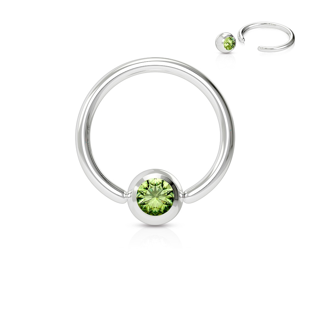 Šperky4U Piercing - kruh 1,2 x 10 mm - K01023-1210G