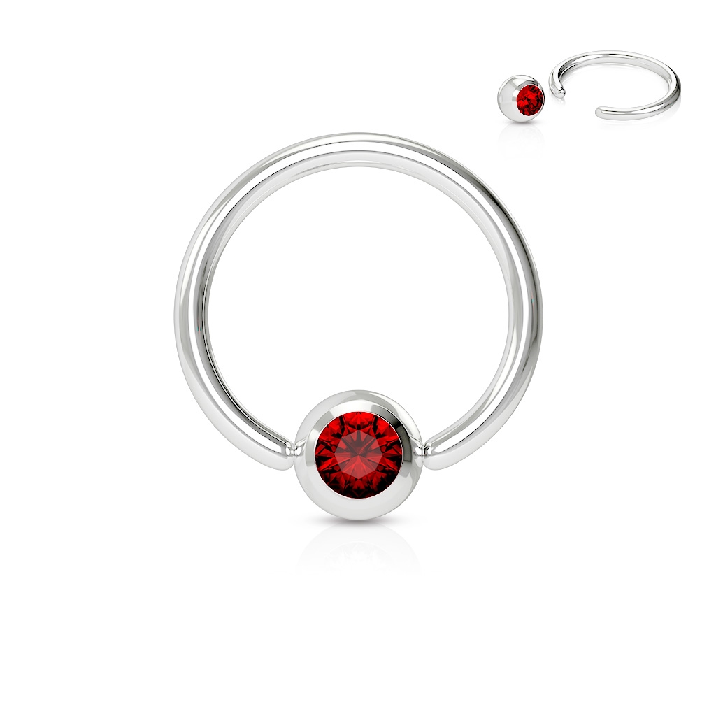 Šperky4U Piercing - kruh 1,2 x 10 mm - K01023-1210R
