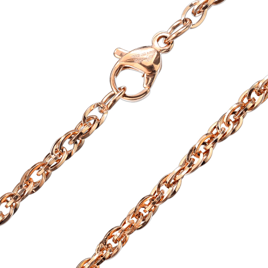 Šperky4U Ocelový řetízek s propojenými očky, tl. 1,8 mm, délka 45 cm - OPE1298-015-45