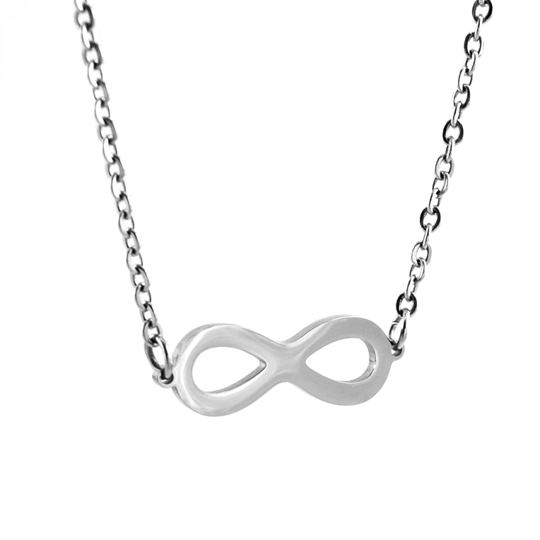 Šperky4U Ocelový náhrdelník nekonečno - infinity - OPD0167