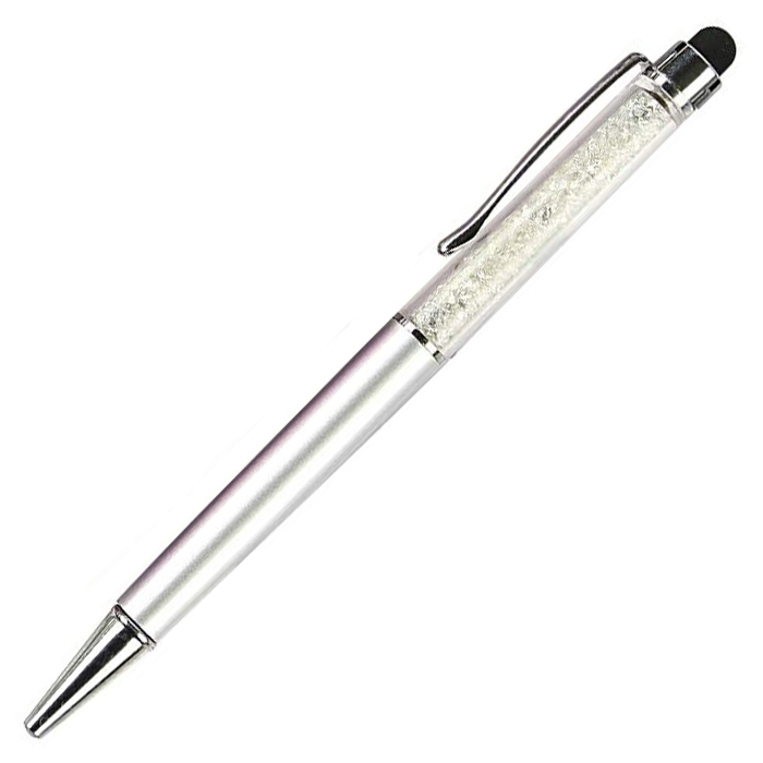 Guľôčkové pero / stylus, farba biela