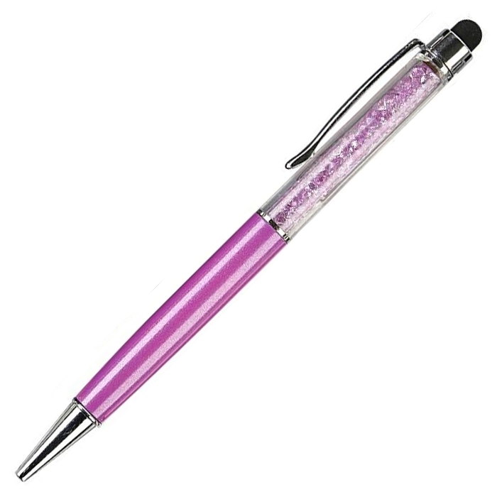 Guľôčkové pero / stylus, farba fialová