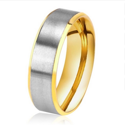 Šperky4U Ocelový prsten, šíře 6 mm, vel. 62 - velikost 62 - OPR0086-P-62