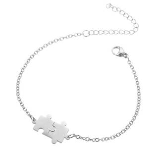 Dámský ocelový náramek - puzzle
