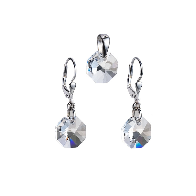 Sada šperkov s kameňmi Crystals from Swarovski ® CRYSTAL