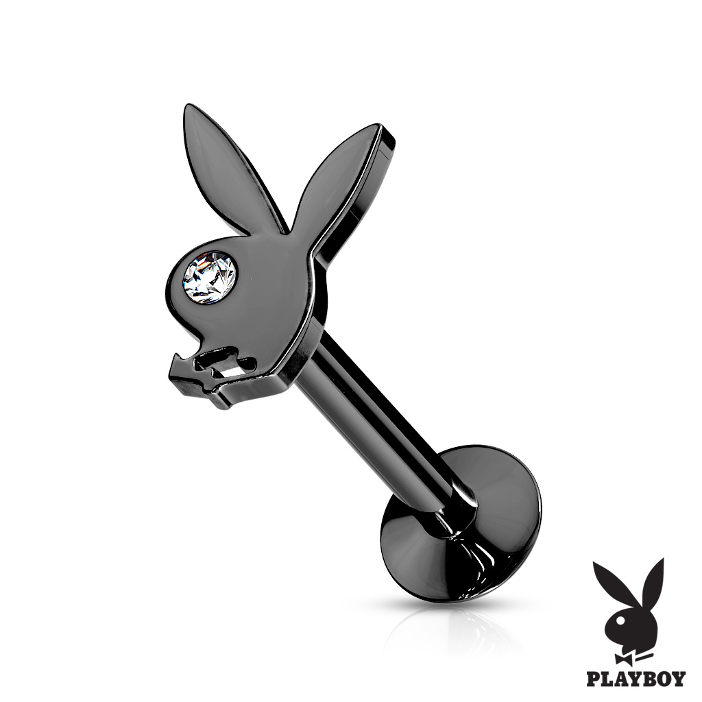Čierna Labreta Playboy, tyčka 1,2 x 6 mm