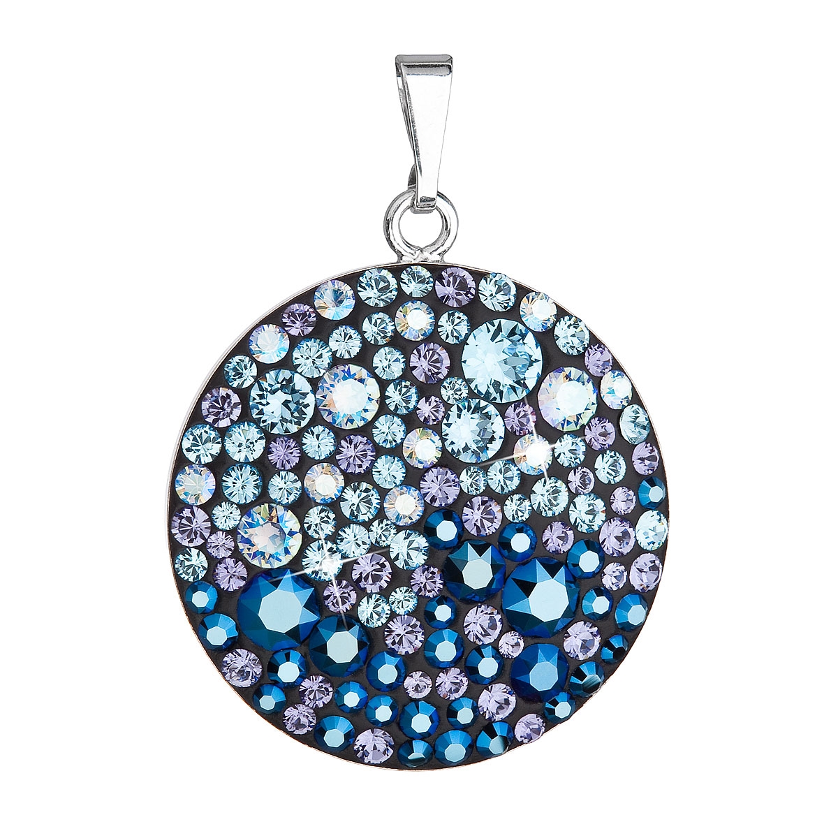 EVOLUTION GROUP CZ Stříbrný přívěšek s krystaly Crystals from Swarovski® BLUE STYLE - 34131.3 blue style