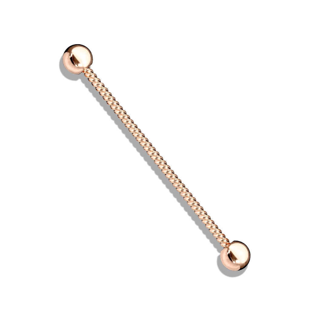 Šperky4U Industrial piercing 1,6 x 38 mm - ID01030-RD