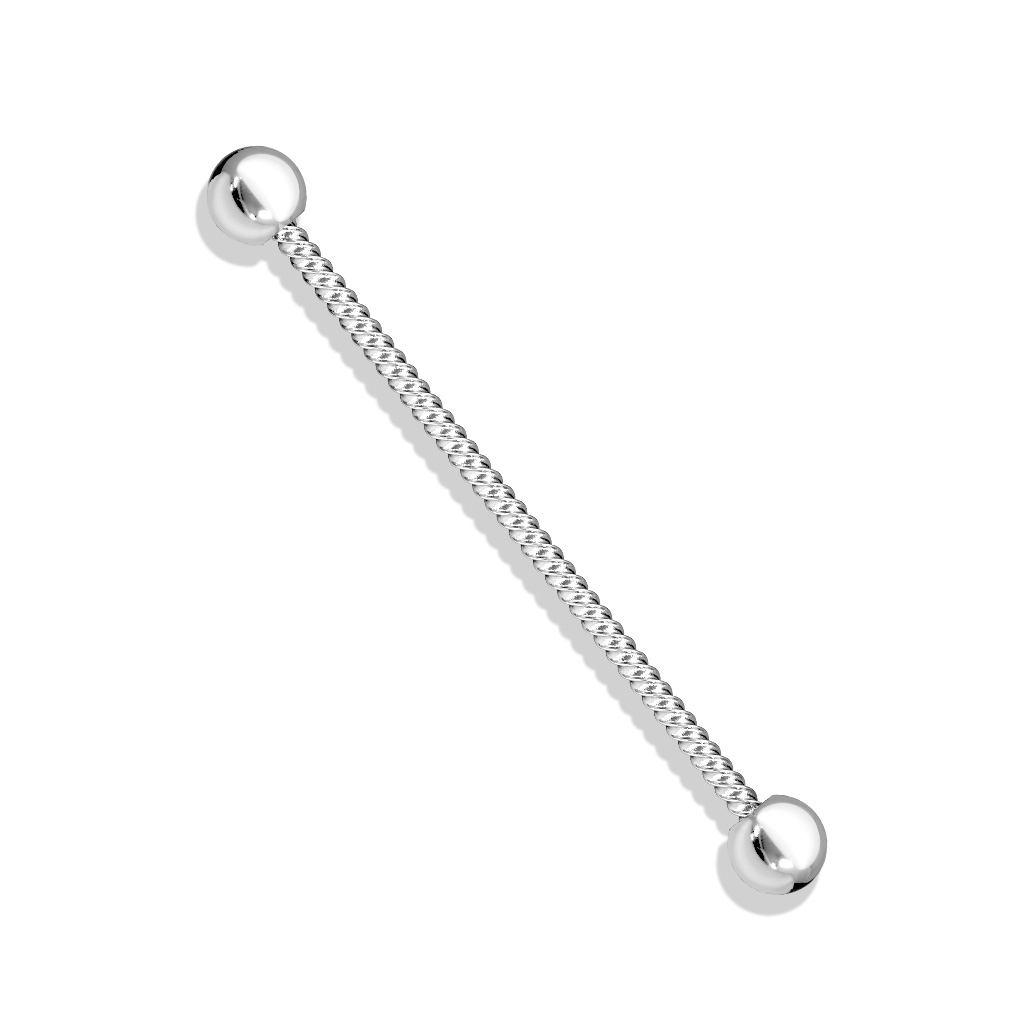 Šperky4U Industrial piercing 1,6 x 38 mm - ID01030-ST