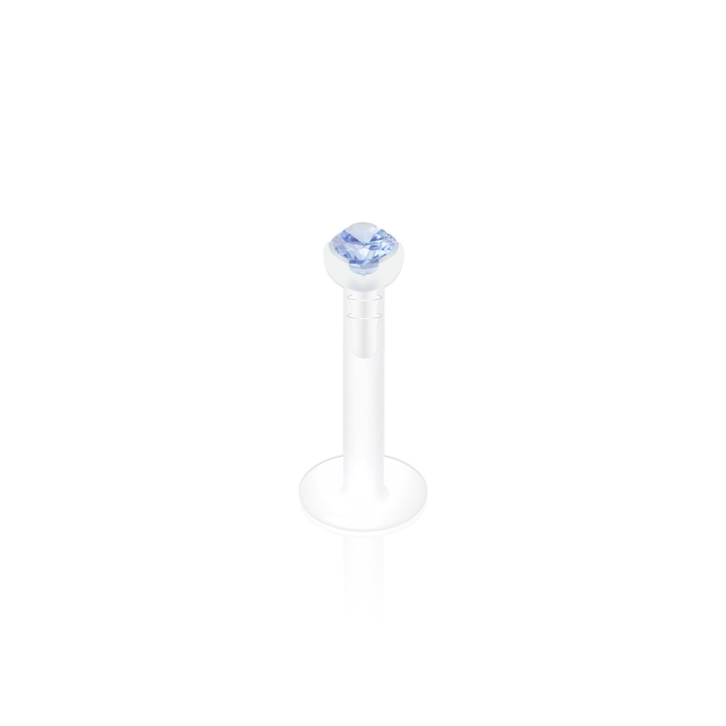 Šperky4U Piercing do brady - labreta PTFE - LB01042-LB