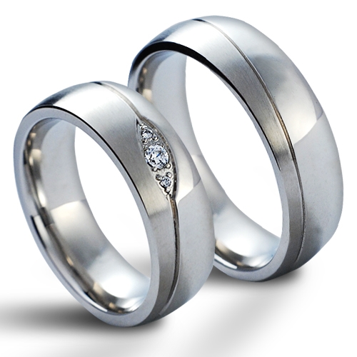 NUBIS® NSS1013 Dámský snubní prsten se zirkony - velikost 53 - NSS1013-Zr-53