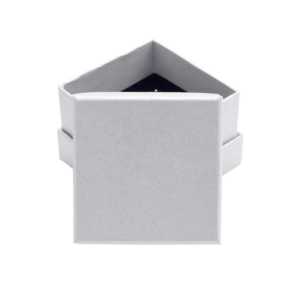 Darčeková krabička na prsteň biela