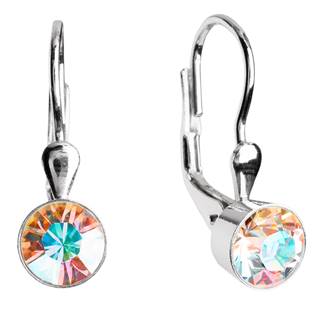 Stříbrné náušnice s krystaly Crystals from Swarovski® AB
