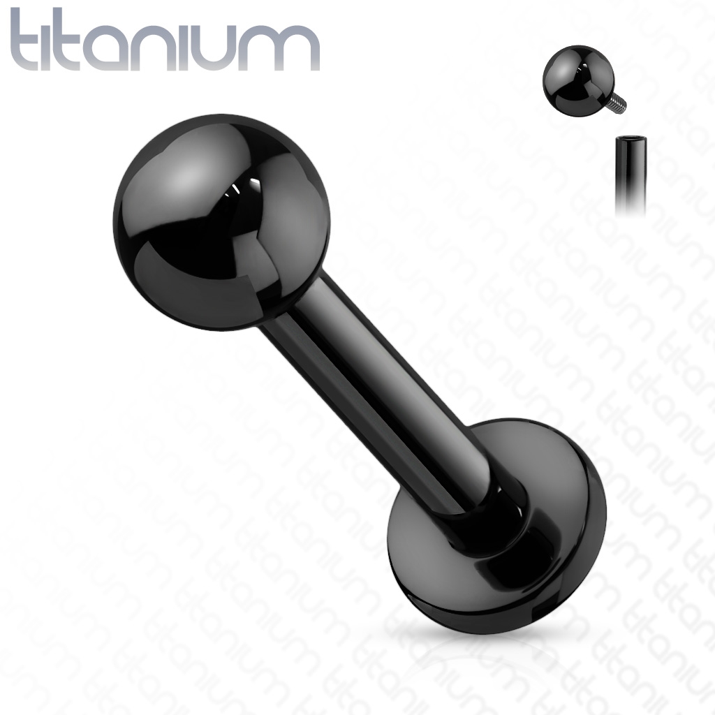 Šperky4U Piercing do brady TITAN - TIT1051K-1208