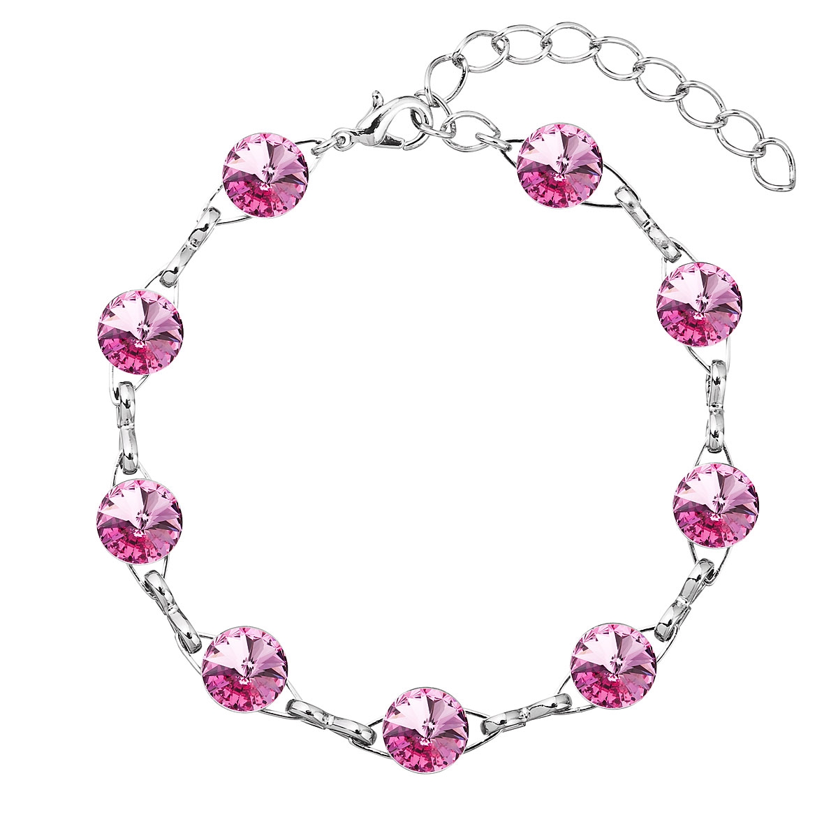 Náramok bižutéria so Swarovski kryštálmi, Rose