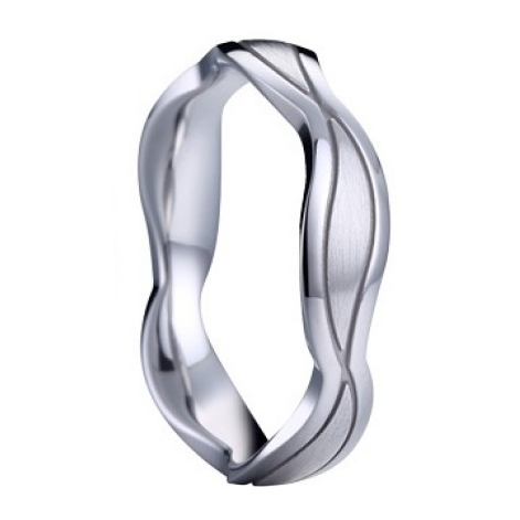 7AE AN1046 Pánský stříbrný snubní prsten - velikost 61 - AN1046-P-61