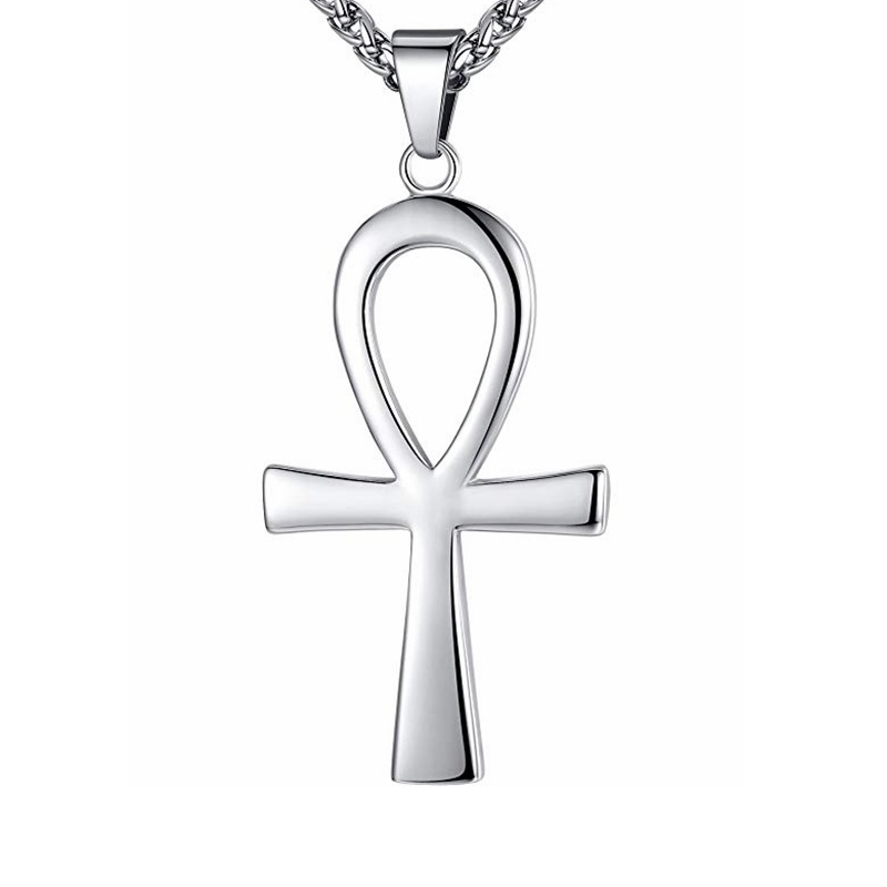 Šperky4U Ocelový přívěšek - kříž života - OPP1751