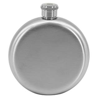 Kapesní láhev placatka kulatá nerezavá ocel 150ml dárkové balení
