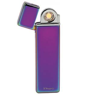 Plazmový zapalovač Lucca Di Maggio s USB úzký fialový