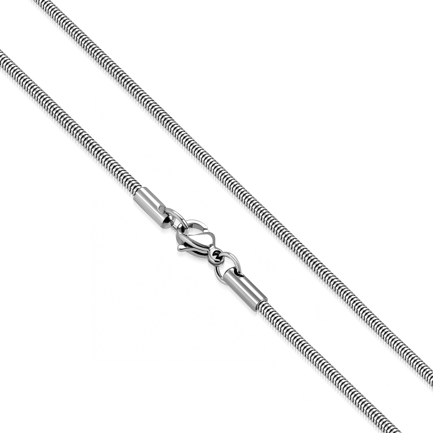 Šperky4U Ocelový řetízek had, tl. 2,4 mm - OPE1269-024-45