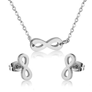 SET0045-ST Set šperků z chirurgické oceli, nekonečno