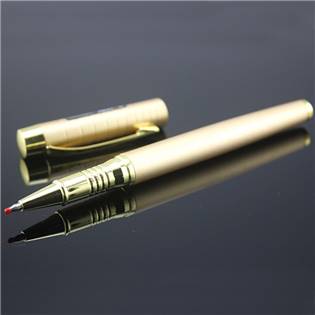 Kuličkové pero, barva zlatá