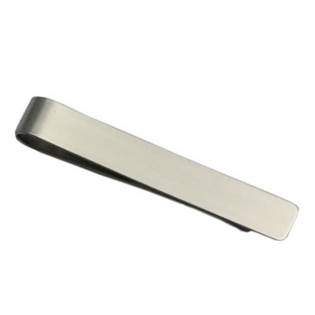Spona na kravatu z chirurgické oceli - matná, rozměr 48 x 8 mm