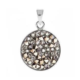 Přívěšek Crystals from Swarovski® 15mm, GOLDEN CHOCOLATE