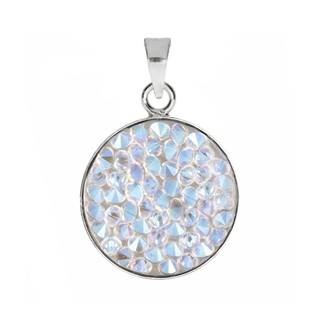 Přívěšek Crystals from Swarovski® 15mm, CRYSTAL SHIMMER