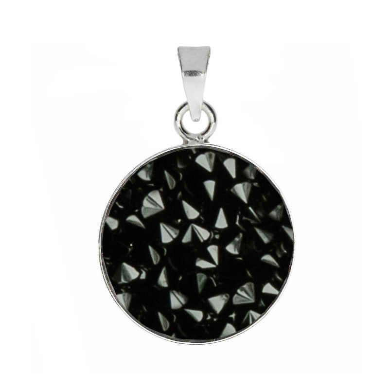 Prívesok Crystals from Swarovski ® 15mm, JET BLACK