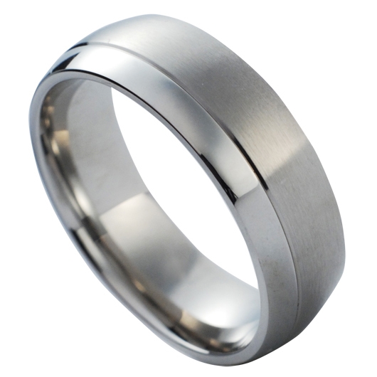 NUBIS® NSS1005 Pánský snubní prsten - velikost 60 - NSS1005-60