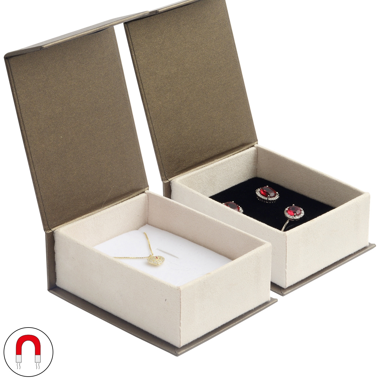 Darčeková krabička na súpravu šperkov, magnetické zatváranie