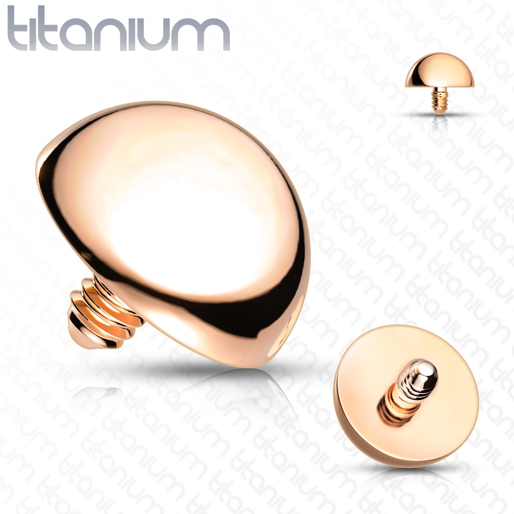 Šperky4U Náhradní půlkulička TITAN, závit 1,2 mm, rozměr 3 mm - TIT1075-RD03