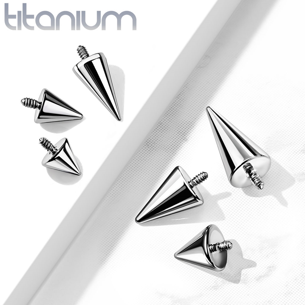 Šperky4U Náhradní špička TITAN, závit 1,2 mm - TIT1068-0408