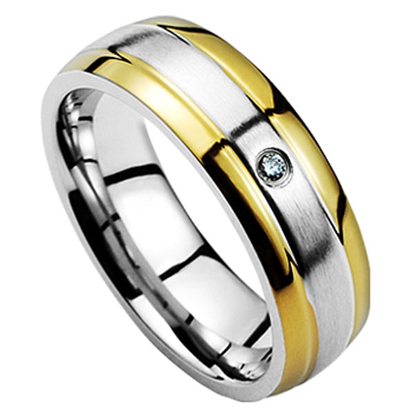 NUBIS® NSS1007 Dámský snubní prsten se zirkonem - velikost 56 - NSS1007-Zr-56